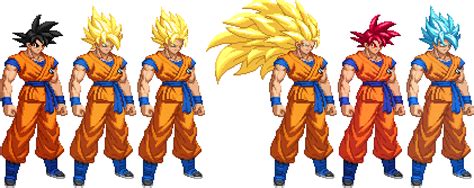 Goku Transformation Sprites By Spartan A Goku Transformations My Xxx