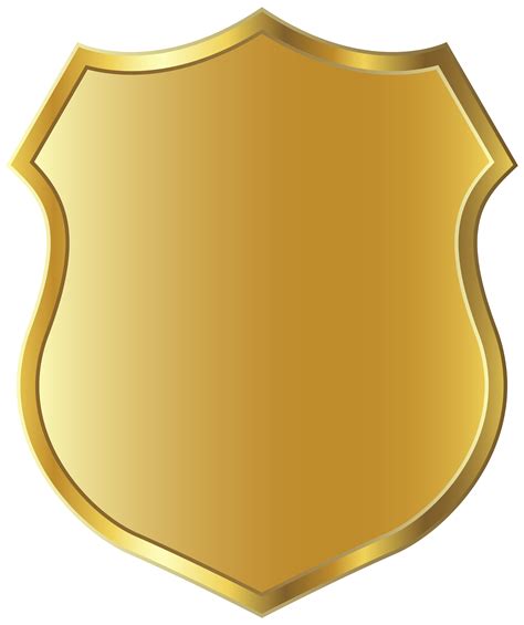 Golden Badge Template Png Clipart Picture Escudos Vector Insignias My
