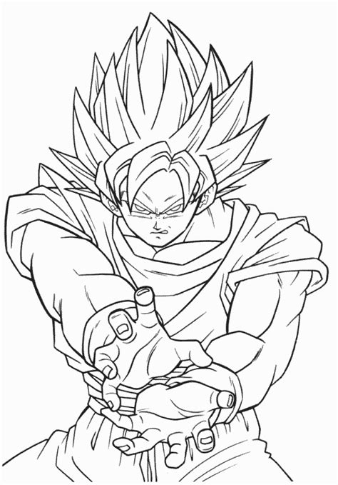 Free coloring pages of kids heroes. Coloriage Dragon Ball Z Gt Kunings Coloriage - Coloring Home