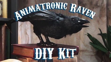 Animatronic Raven Diy Kit Halloween Animatronics Halloween Props
