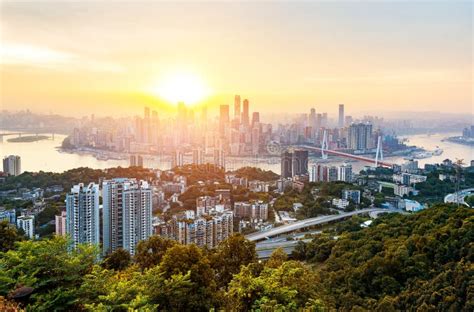 China Chongqing Urban Landscape Imagem De Stock Imagem De Distrito