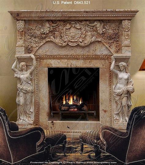 search result for marble fireplaces grand antique caryatid marble mantel mfp 183 marble