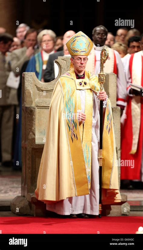 Archbishop Of Canterbury Enthronement Stock Photo Alamy
