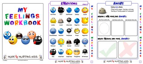 Just $1.99 and you can use it with your own kid, in childcare. My Feelings Workbook ⋆ PsychCreatives