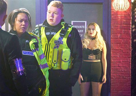 Coronation Street Cast Beth Morgan Jiggles Breasts As She Ditches Bra