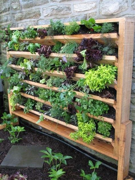Part 1 of 3 try planting vegetables in addition to regular plants. 20 Excellent DIY Examples How To Make Lovely Vertical ...