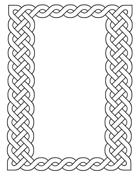 Printable Celtic Frames Celtic Knotwork Celtic Symbols Celtic Art