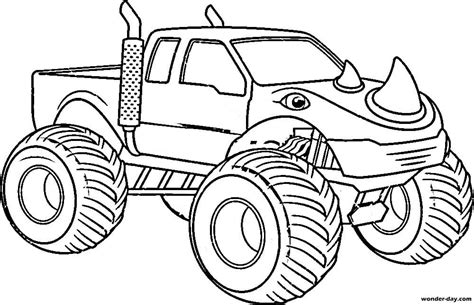 Dibujos De Monster Truck Para Colorear Dibujos Para Colorear Dibujos De