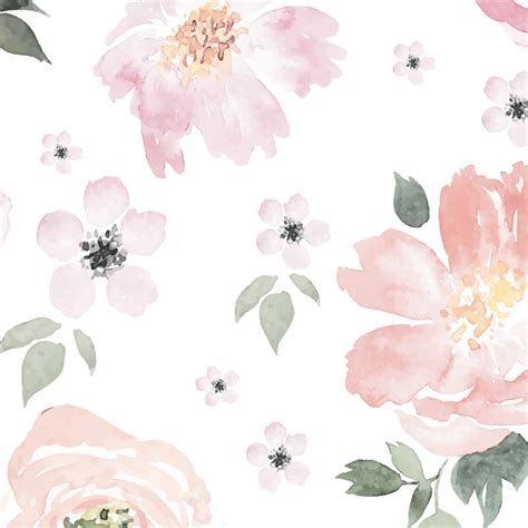 Anewall Pretty In Pink Modern Classic Pastel Floral