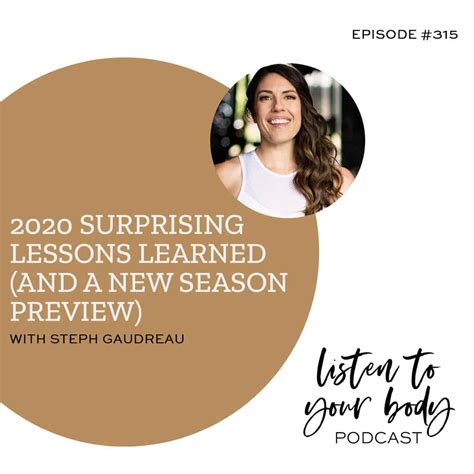 2020 Surprising Lessons Learned And A New Season Preview Steph Gaudreau