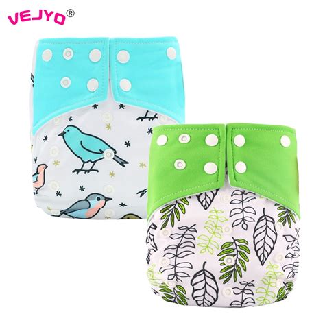 Vejyo 2pcslot Baby Reusable Pocket Cloth Diaper Cover Pul Waterproof