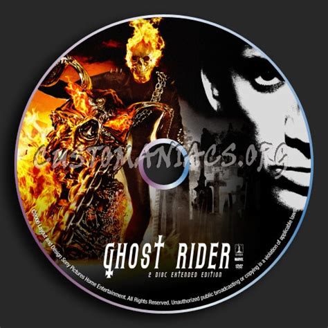 Ghost Rider 2 Disc Extended Edition Dvd Label Dvd Covers And Labels By