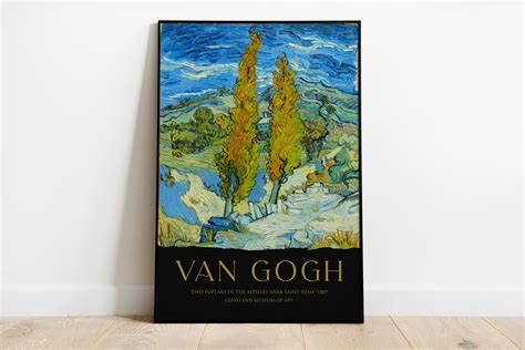 Van Gogh Print Van Gogh Painting Exhibition Poster Van Gogh Etsy