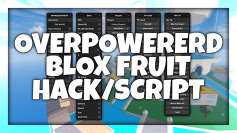 BEST GUI OVERPOWERED Blox Fruits HACKS SCRIPTS YouTube