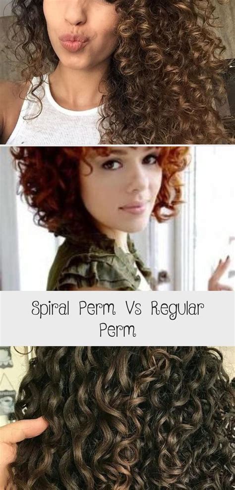 Spiral Perm Vs Regular Perm 100brk Permanente Spirale Permanente Cheveux Perm