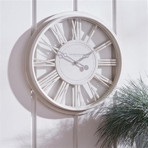 Dunelm Numeral 51cm Wall Clock Cream Cream Shopstyle