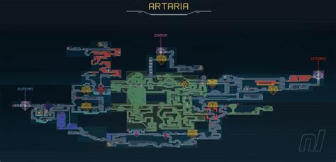 Metroid Dread Artaria Map