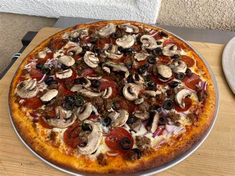A Perfect Farmhouse Pizza Cooked In Ilfornino Wood Fired Oven Rpizza