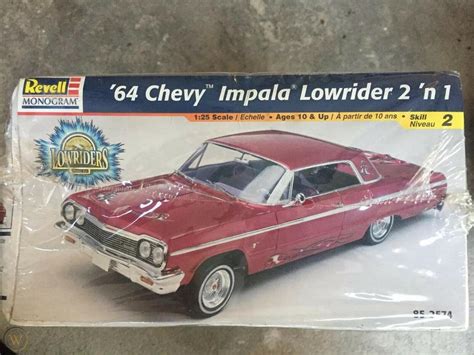 New Inbox Revell 1964 Chevy Impala Lowrider Model Kit 85 2574