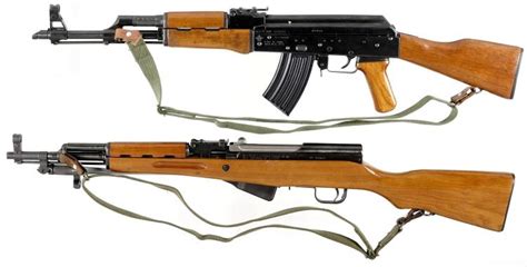 Two Semi Automatic Rifles A Norinco Model Ak Type 56s Rifl