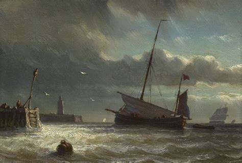 George Johannes Hoffmann Paintings For Sale A Sailing Vessel