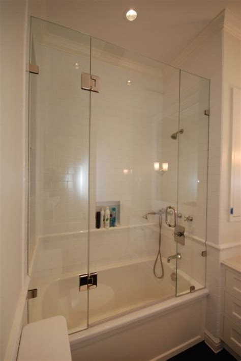 Solid brass to enclose all over at your. Frameless Glass Bathtub Enclosures in Maryland, River ...