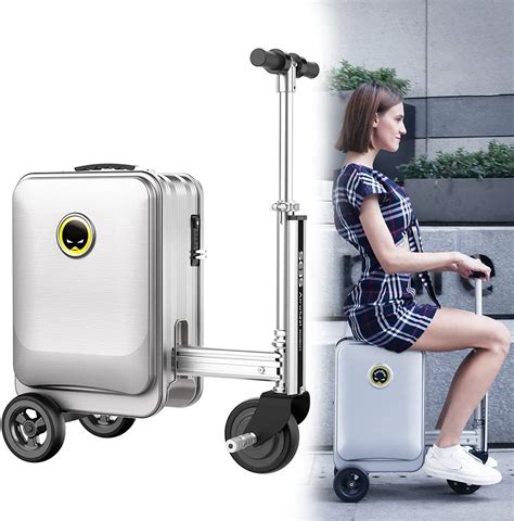 20l Electric Luggage Scooter Aluminum Alloy Frame Electric Suitcase