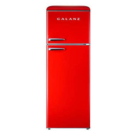 Getuscart Galanz Glr Trdefr Retro Refrigerator Cu Ft Red