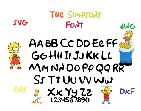 The Simpsons Logo Font