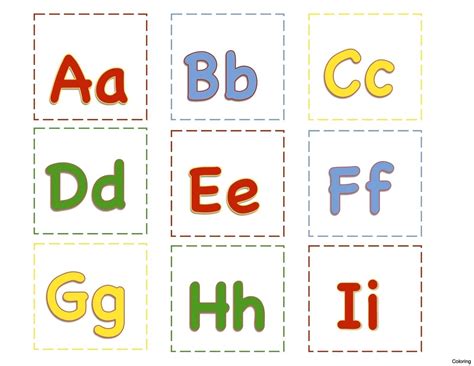 Printable Abc Flash Cards For Preschoolers Letter Worksheets