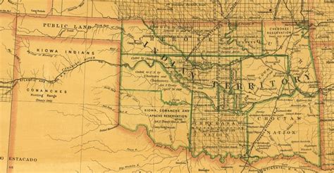 Map Map Of Oklahoma Oklahoma History