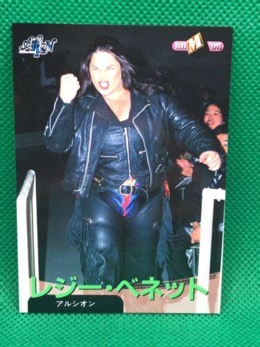 Reggie Bennett Japan Pro Wrestling Bbm Card 1998 Bandai Ebay
