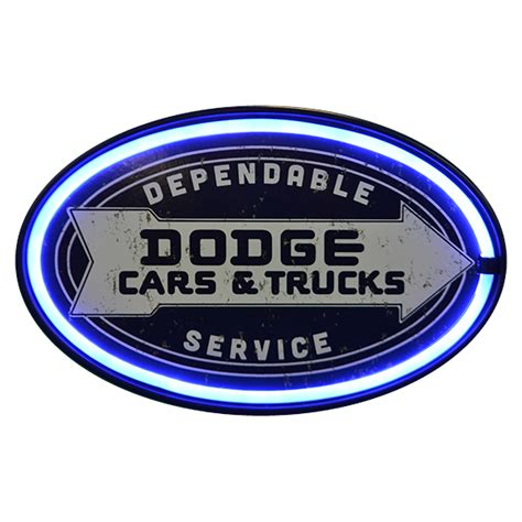 Dodge Led Neon Light Up Sign Abc Distributors Inc