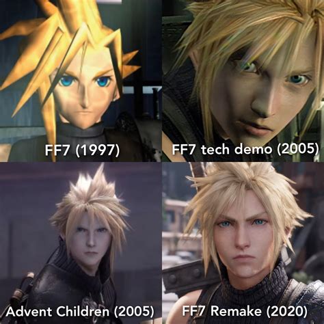 Cloud Strife Throughout The Years Rgaming
