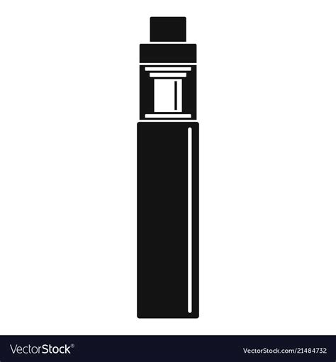 Vape Pen Icon Simple Style Royalty Free Vector Image