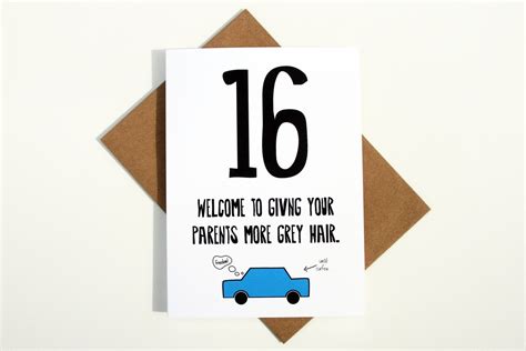 16th Birthday Card Ideas Funny The Top 22 Ideas About 16th Birthday
