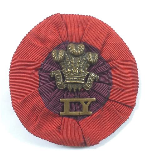 Boer War Imperial Yeomanry Slouch Hat Rosette In Yeomanry