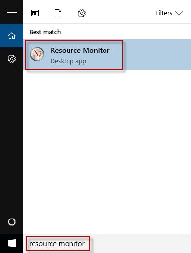 6 Ways To Open The Resource Monitor In Windows 10