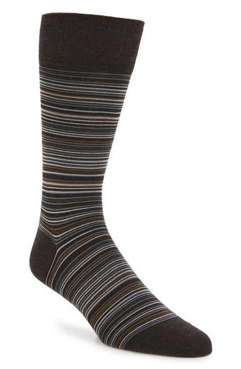 Cole Haan Multi Stripe Crew Socks 3 For 30 Socks Mens Socks Crew Socks