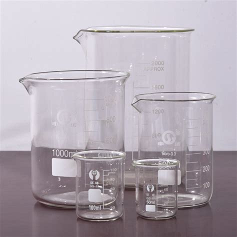 Buy Glass Beaker 25ml 50ml 100ml 200ml 250ml 500ml 1000ml Beaker Glass Measuring Cup On Ezbuy Sg