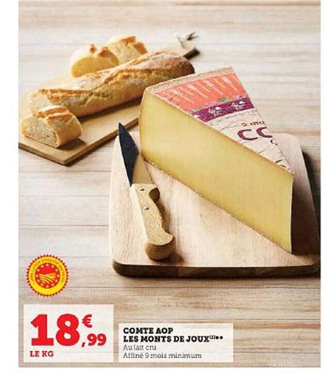 Promo Comté Aop Les Monts De Joux chez U Express iCatalogue fr