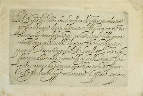Script is a product of micrologic software, inc. Chancery / Italian script sample from: [Examples of the ...