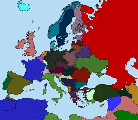 Политическая карта европы 1946 97 фото