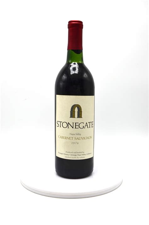 1976 Stonegate Cabernet Sauvignon Napa Valley Wine Consigners Inc