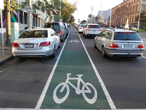 Bike Lanes Melbourne Cars Parking Cut From Roads In Melbournes City