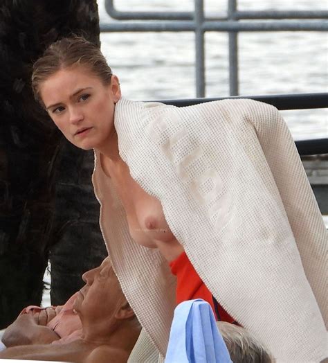 Alicia Agneson Flashes Her Nude Tits In Lake Como 59 Photos Updated Thefappening