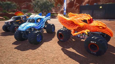 The monster jam stunt truck (also called team monster jam for competitions) is a custom suv truck that has been driven by several drivers since it's debut. Monster Jam Steel Titans - Fire and Ice on PS4 | Official ...