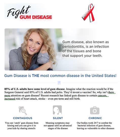 Gum Disease The Most Common Disease In The US Healthy Mouths