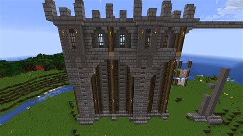 Minecraft Castle Wall Tower Design