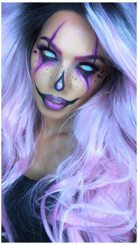 Purple Clown Purple Clown Makeup Purpleclownmakeup In 2021 Mom